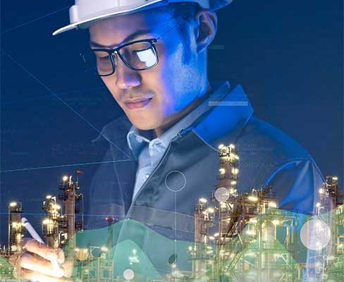 Phitomas Asian engineer using ERP system