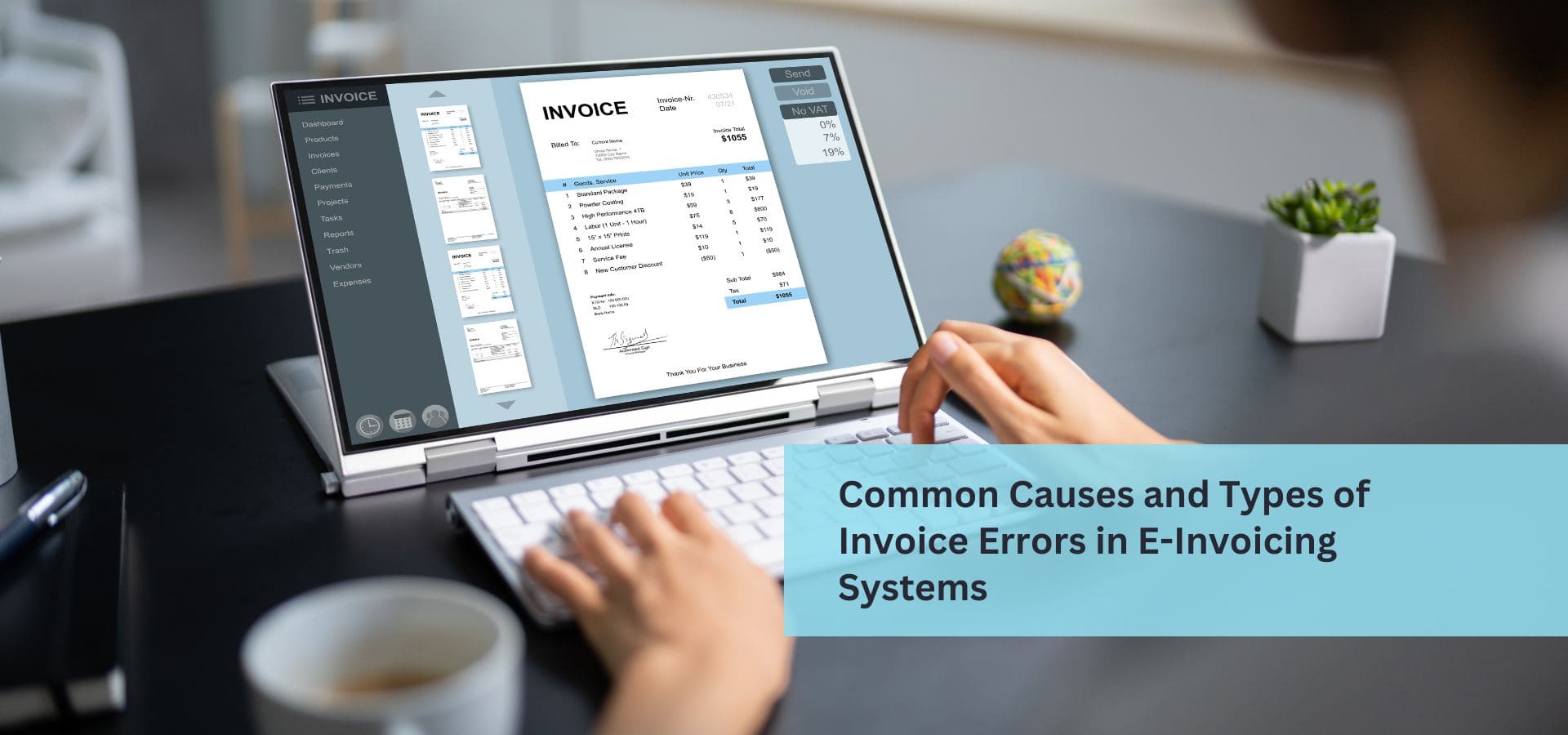 Common Causes and Types of Invoice Errors in E-Invoicing Systems