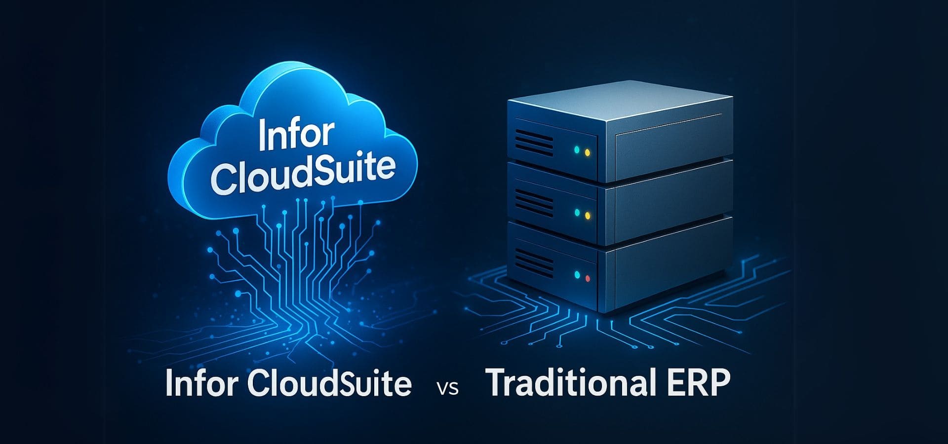 Infor CloudSuite vs Traditional ERP