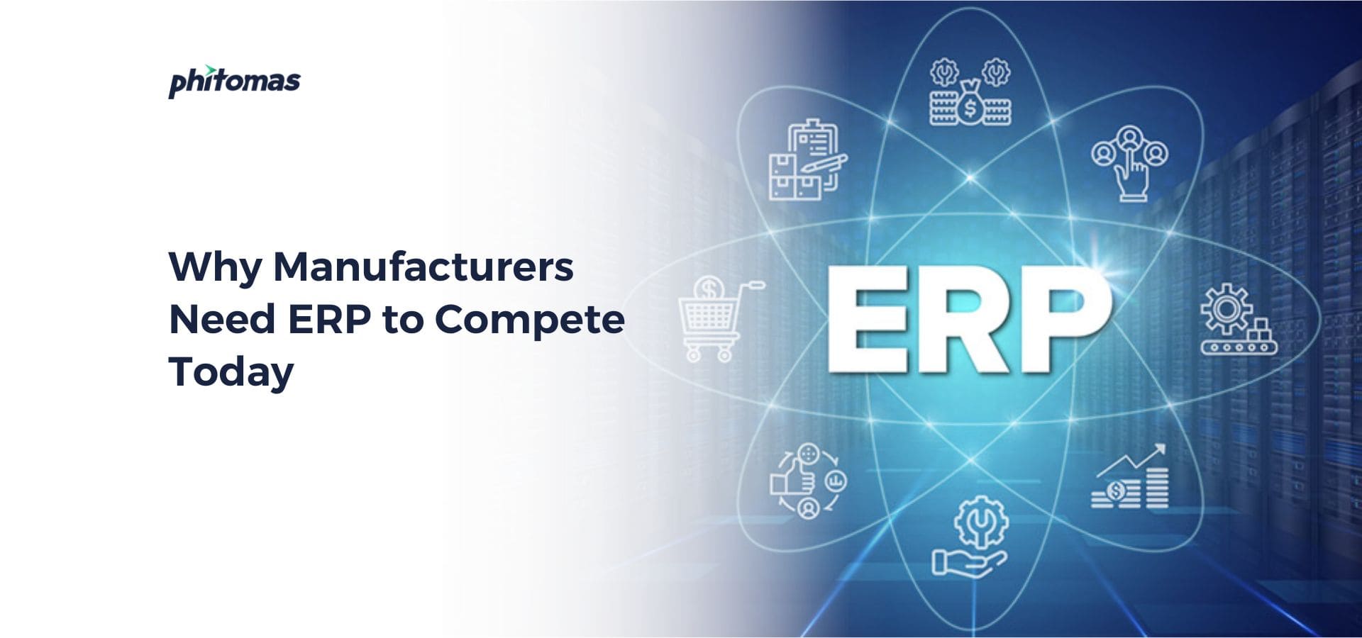 ERP system dashboard helping manufacturers streamline production and stay competitive in today’s market.